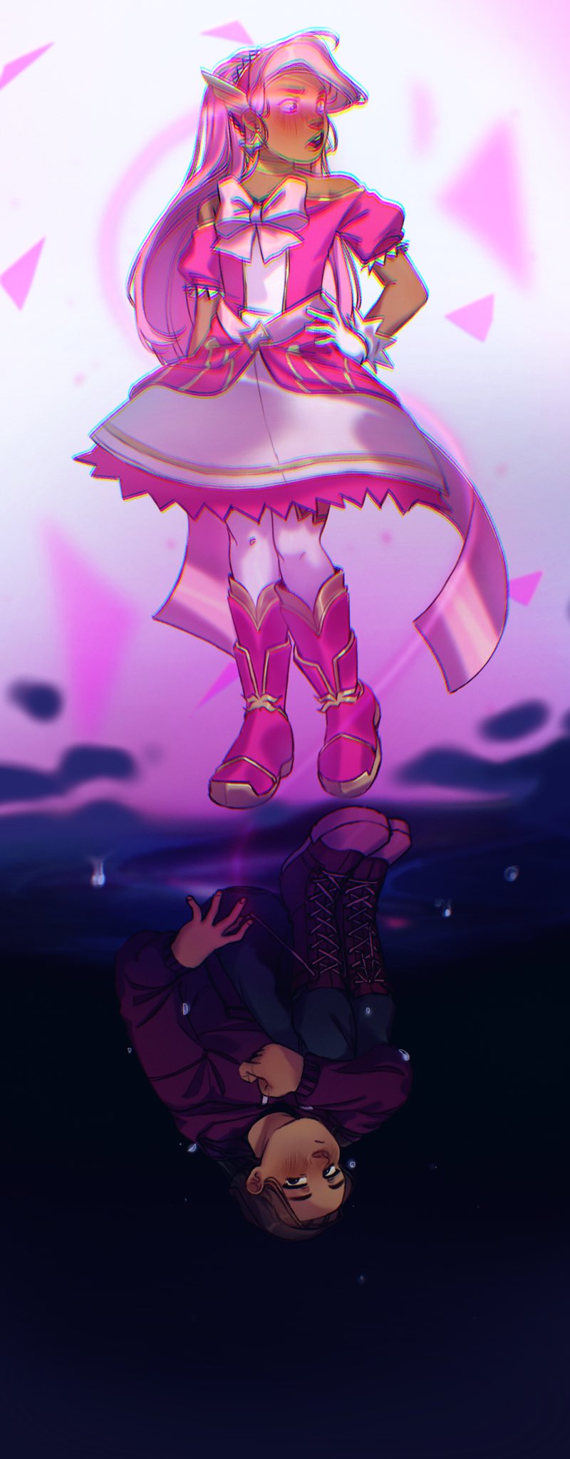 tessa quinn and alchemical aether (sleepless domain) drawn by vagabondvani