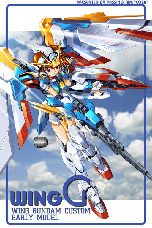 wing gundam (gundam and 2 more) drawn by komatsu_eiji