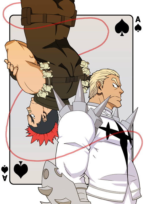 gamagoori ira and kinagase tsumugu (kill la kill) drawn by mizuki_gai