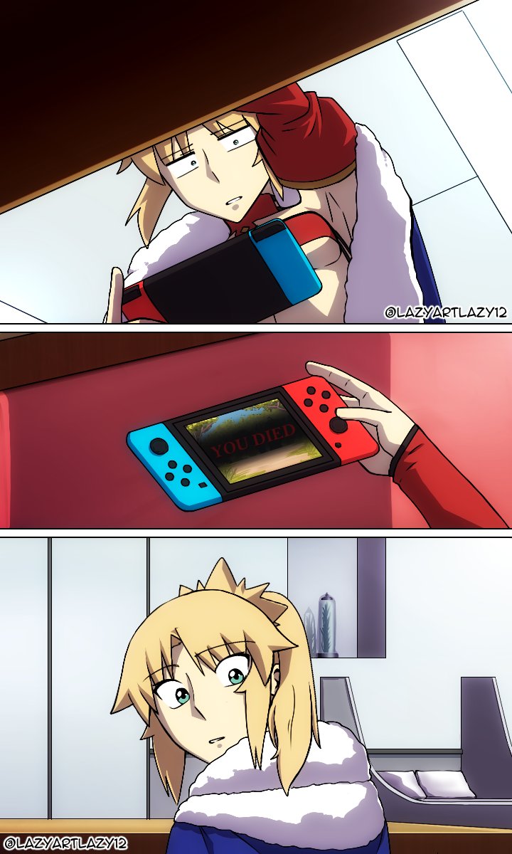 mordred (fate and 2 more) drawn by lazyartlazy12 and tyrnickleback