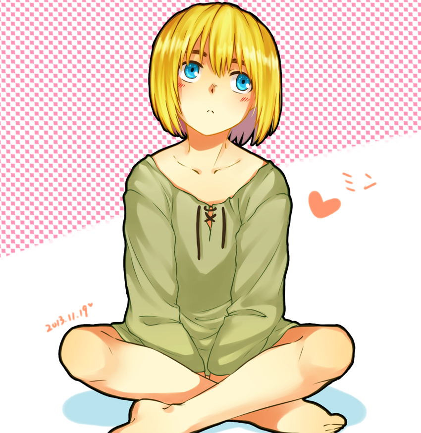 armin arlert (shingeki no kyojin) drawn by moxue_qianxi