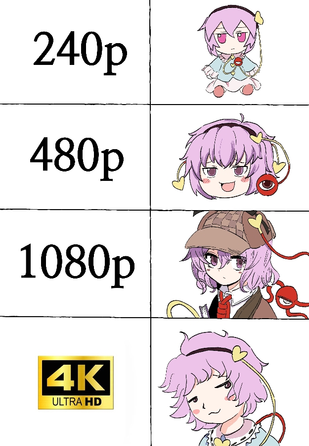 komeiji satori (touhou and 2 more) drawn by tsukira_kira