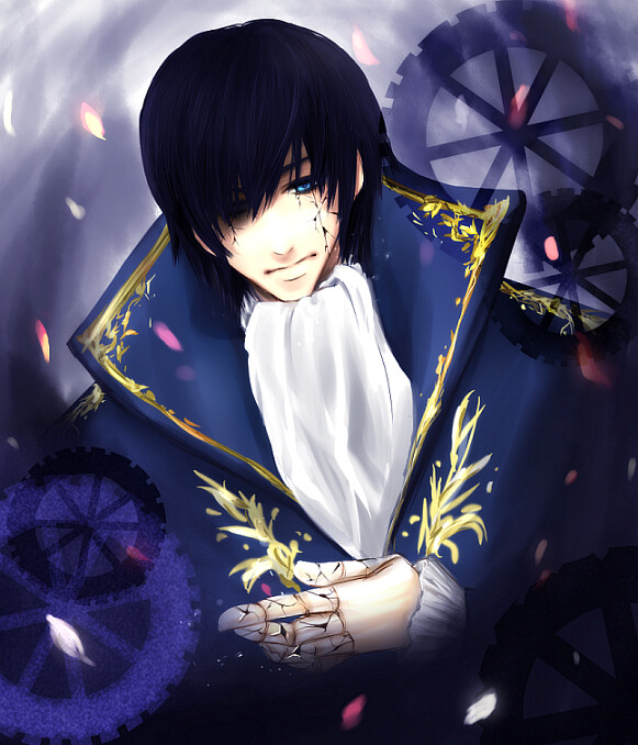 kaito (vocaloid and 1 more) drawn by kotomi