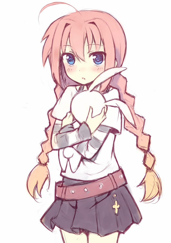 vita and noroi usagi (lyrical nanoha and 3 more) drawn by kyuri