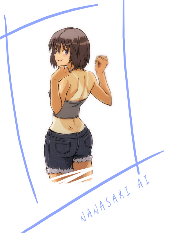 nanasaki ai (amagami) drawn by tamago_(yotsumi_works)