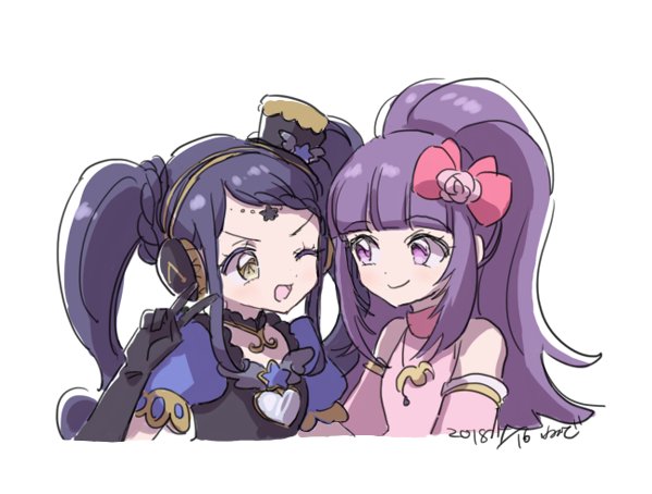hanazono shuka and garara s leep (pretty series and 2 more) drawn by rituyama1