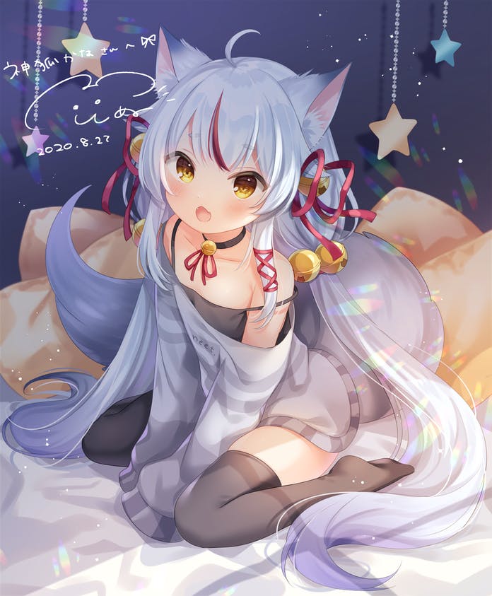 kamiko kana (indie virtual youtuber) drawn by komachi_pochi