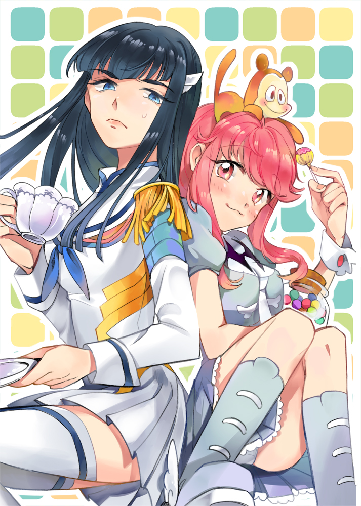 kiryuuin satsuki, junketsu, and jakuzure nonon (kill la kill) drawn by chuong