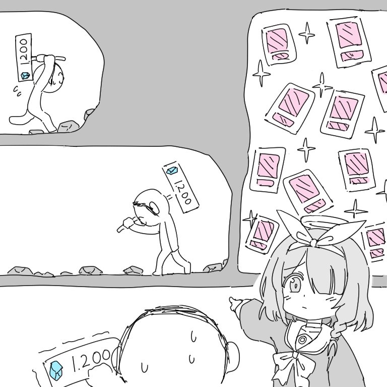 sensei, doodle sensei, and arona (blue archive) drawn by togarashi_no_shinseki