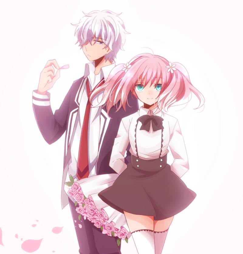 hiiragi nana and onodera kyouya (munou na nana) drawn by yukisa