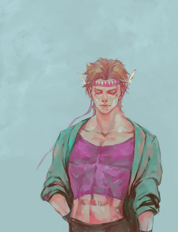 caesar anthonio zeppeli (jojo no kimyou na bouken and 1 more) drawn by k-kismet