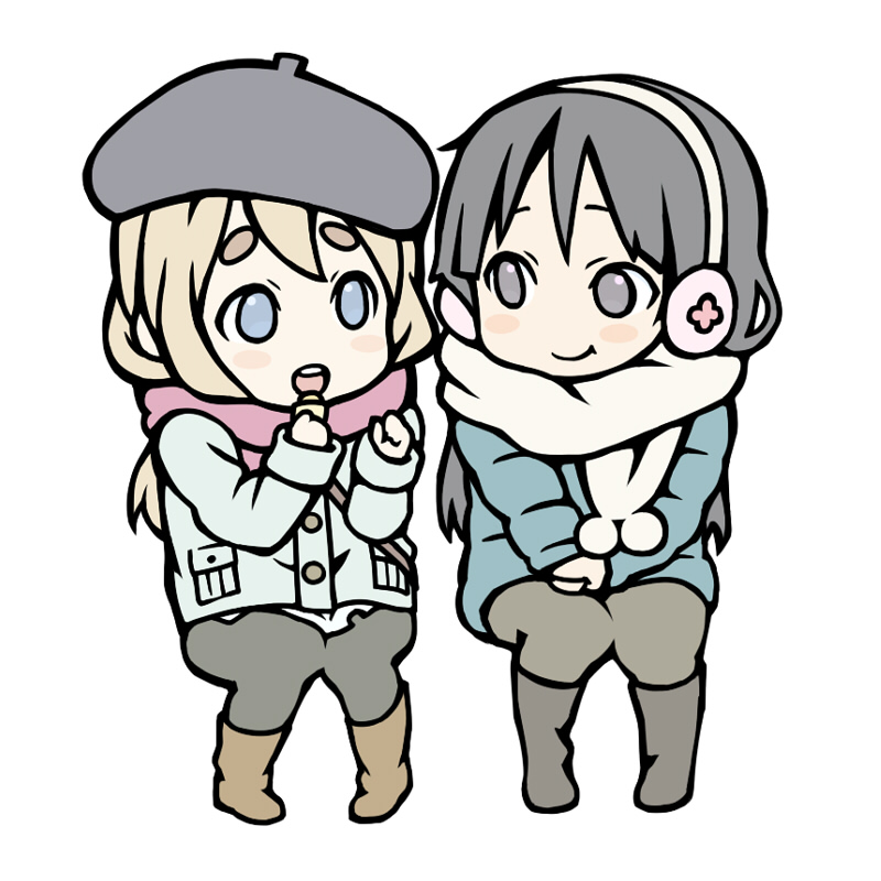 akiyama mio and kotobuki tsumugi (k-on! and 1 more) drawn by udonntennni