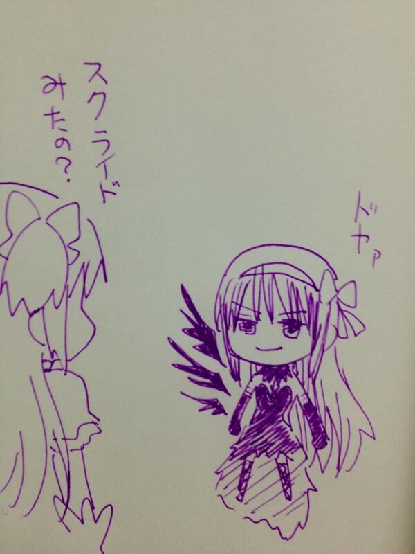 akemi homura, kaname madoka, ultimate madoka, and akuma homura (mahou shoujo madoka magica and 1 more) drawn by kurage_modoki