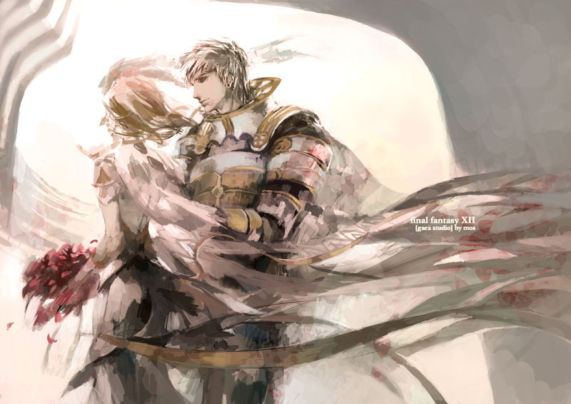 ashelia b'nargin dalmasca and rasler heios nabradia (final fantasy and 1 more) drawn by mos