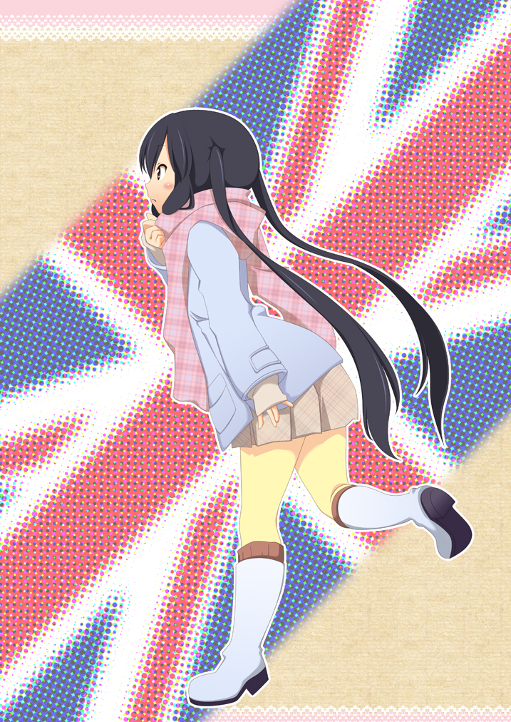 nakano azusa (k-on! and 1 more) drawn by akaho_sakura