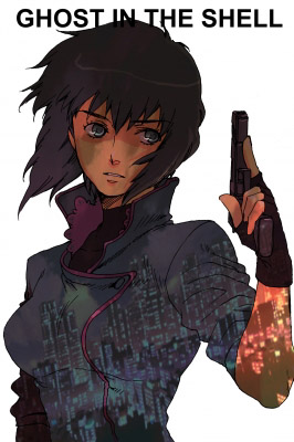 kusanagi motoko (ghost in the shell) drawn by amanatsu_kanko