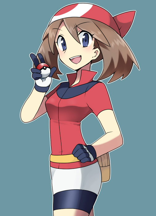 may (pokemon and 1 more) drawn by fukumitsu_(kirarirorustar)