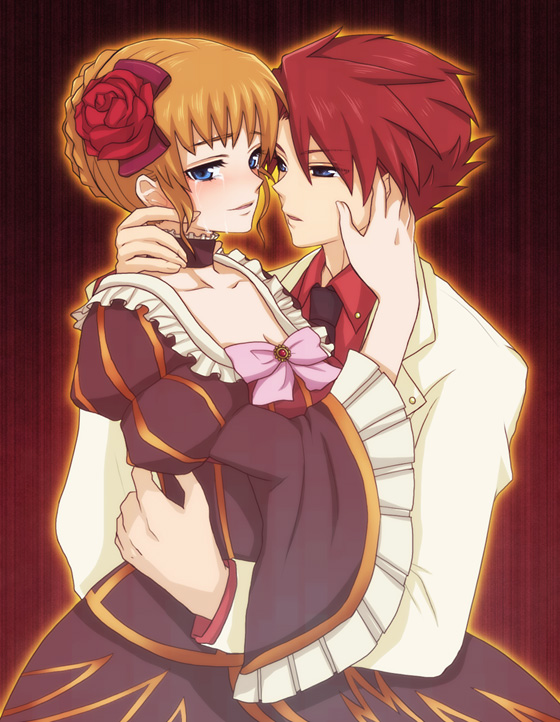 beatrice and ushiromiya battler (umineko no naku koro ni) drawn by uka_(color_noise)