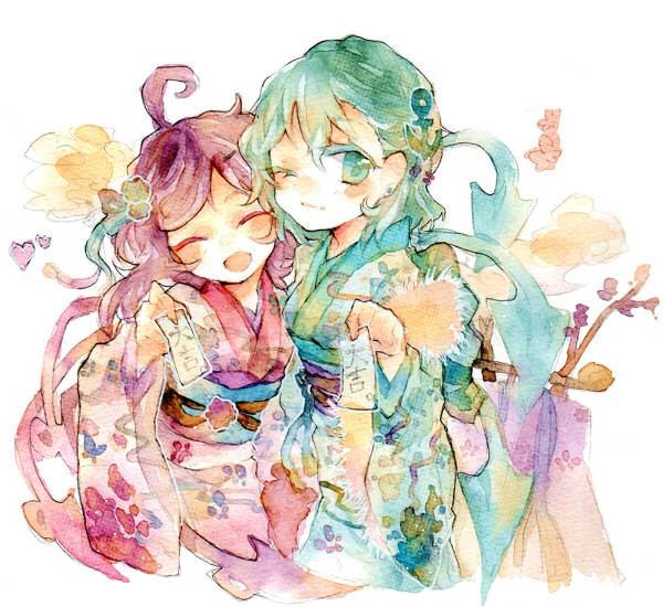 houjuu nue and murasa minamitsu (touhou) drawn by legomaru