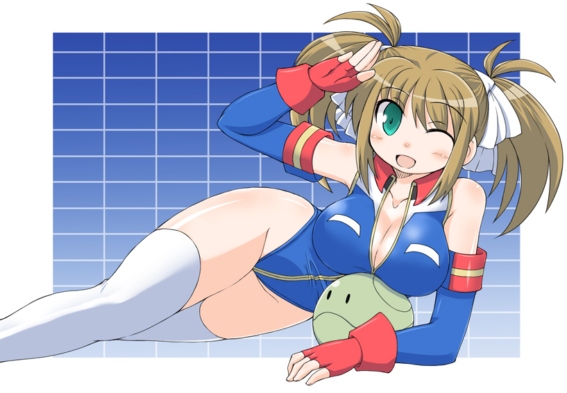 haro and reiko holinger (gundam and 1 more) drawn by naitou_kouse