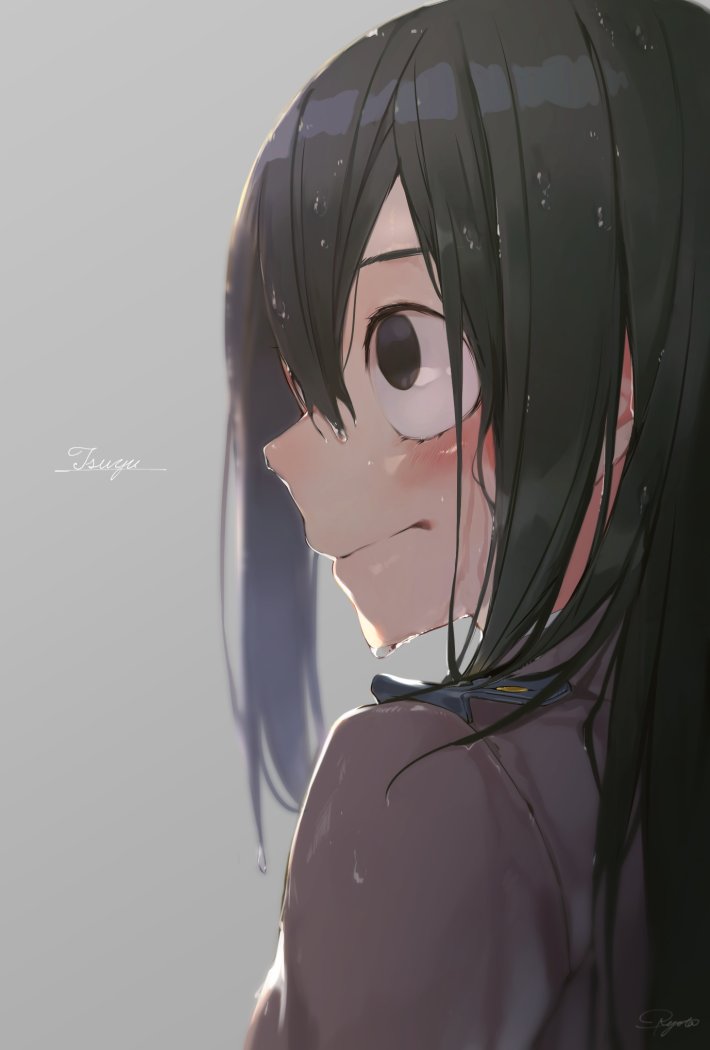 asui tsuyu (boku no hero academia) drawn by ryota_(ry_o_ta)