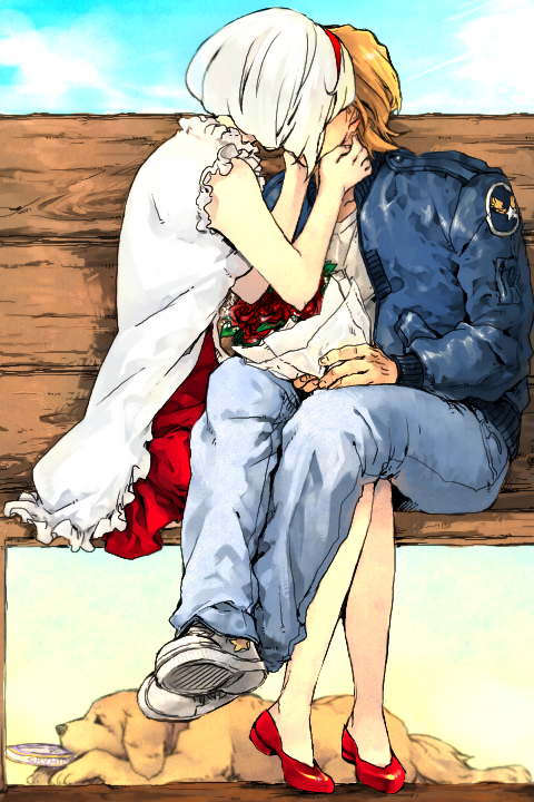 keith goodman, cis, and john (tiger & bunny) drawn by scr.e