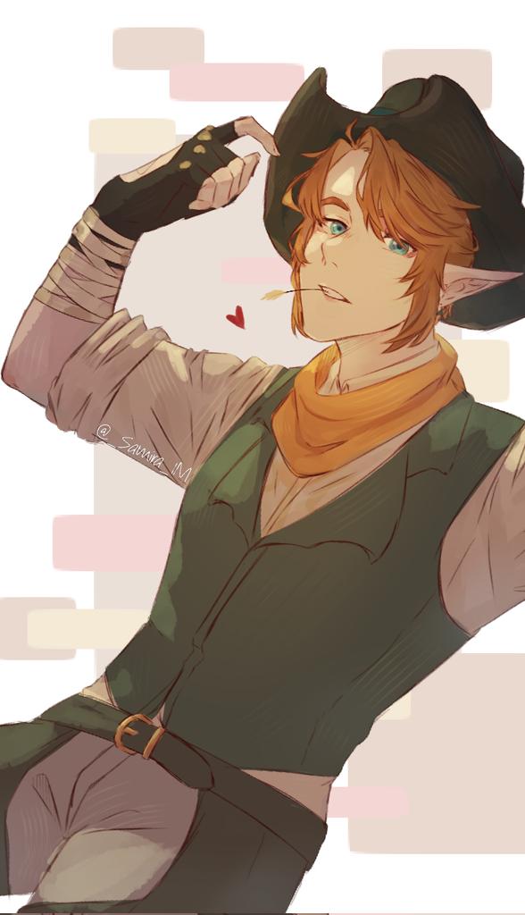 link (the legend of zelda and 1 more) drawn by samira_im