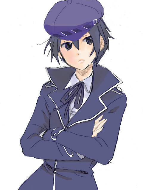 shirogane naoto (persona and 1 more) drawn by usagi812