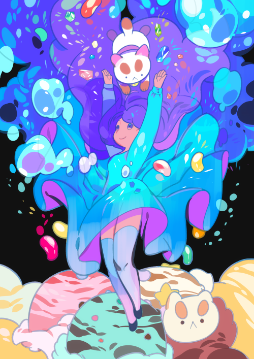 bee and puppycat (bee and puppycat) drawn by maruco