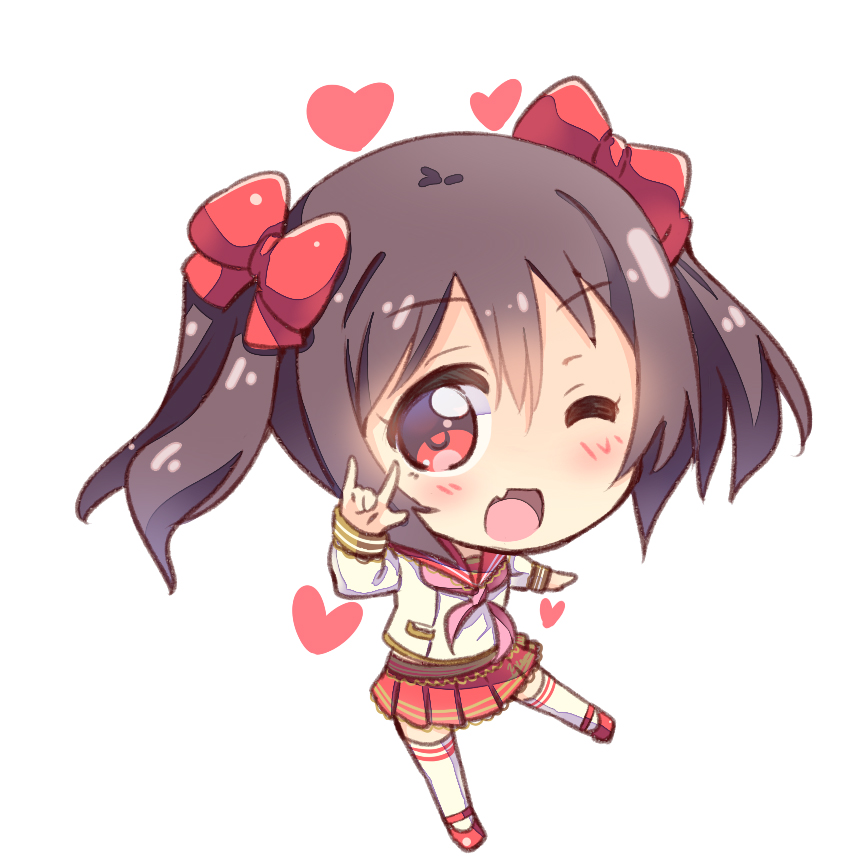 yazawa nico (love live! and 1 more) drawn by kurou_(quadruple_zero)