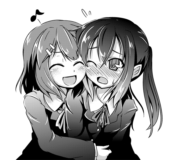 nakano azusa and hirasawa yui (k-on!) drawn by ichimi