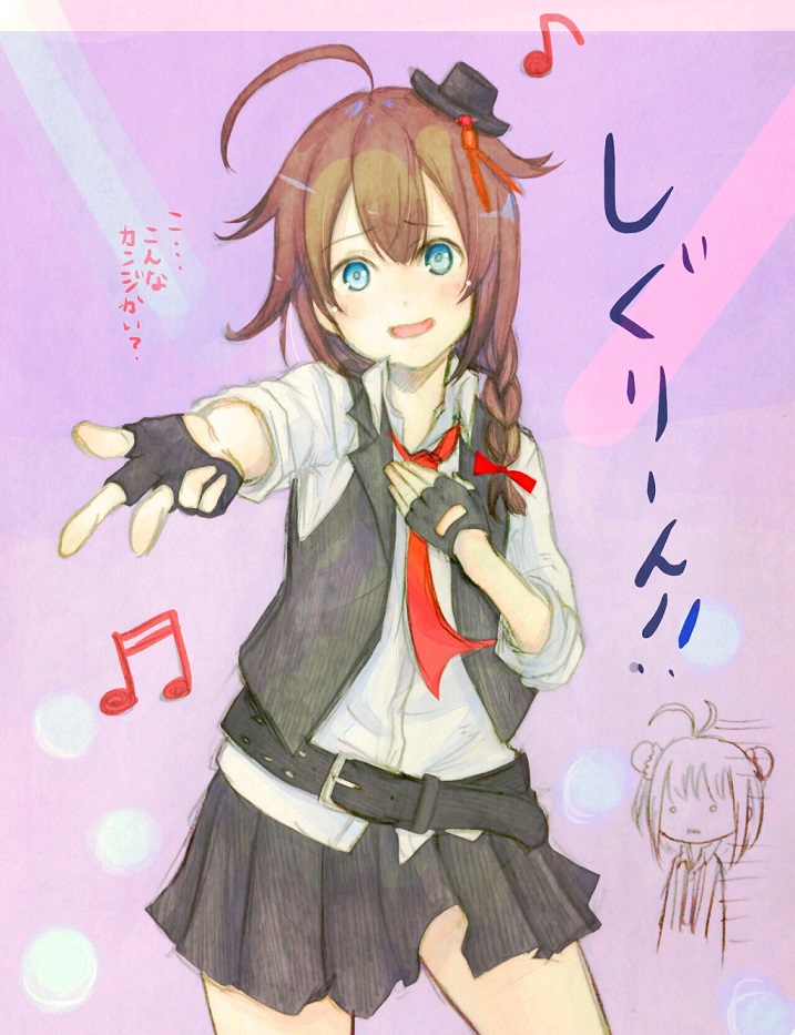 shigure, shigure kai ni, naka, and naka kai ni (kantai collection and 2 more) drawn by shimesaba_(simesabaikka)