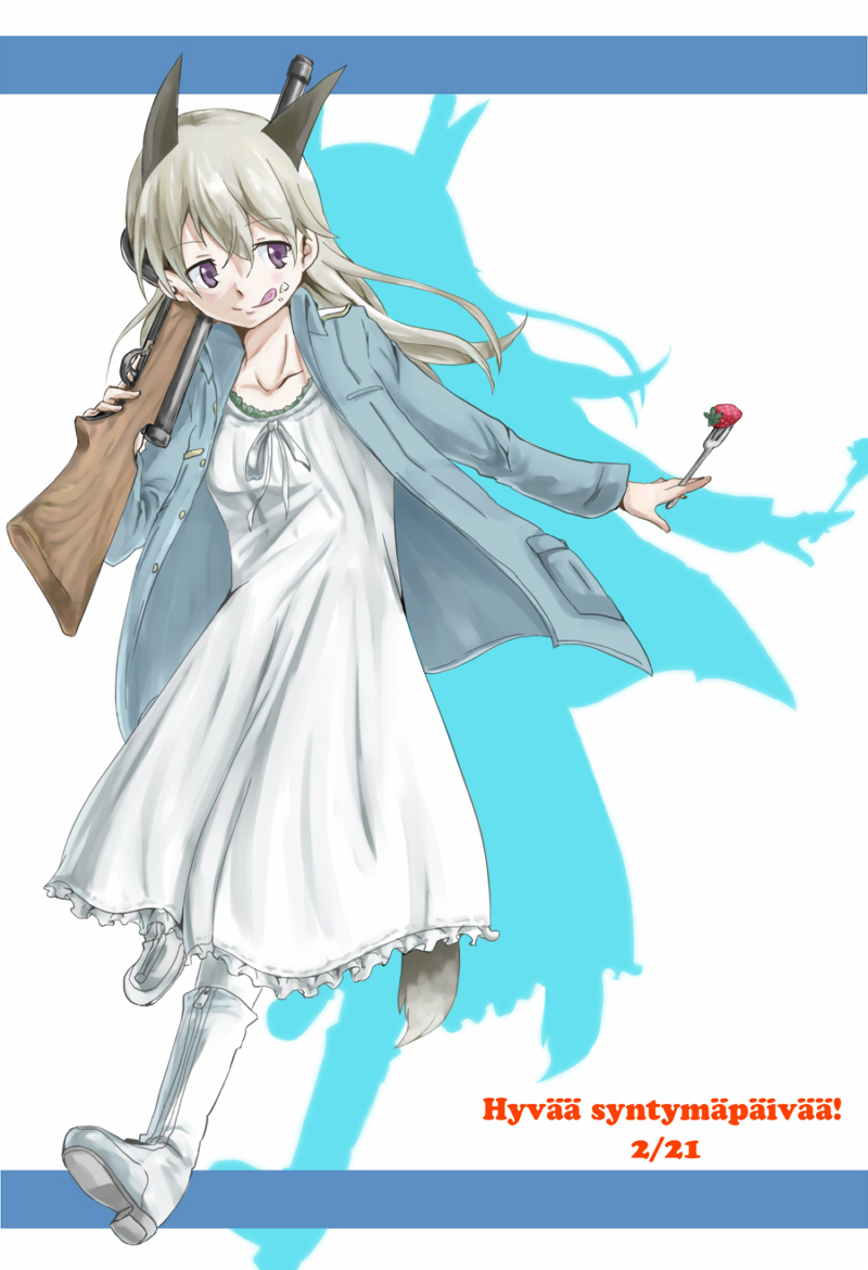 eila ilmatar juutilainen (world witches series and 1 more) drawn by haruichi_(sazanami_complex)