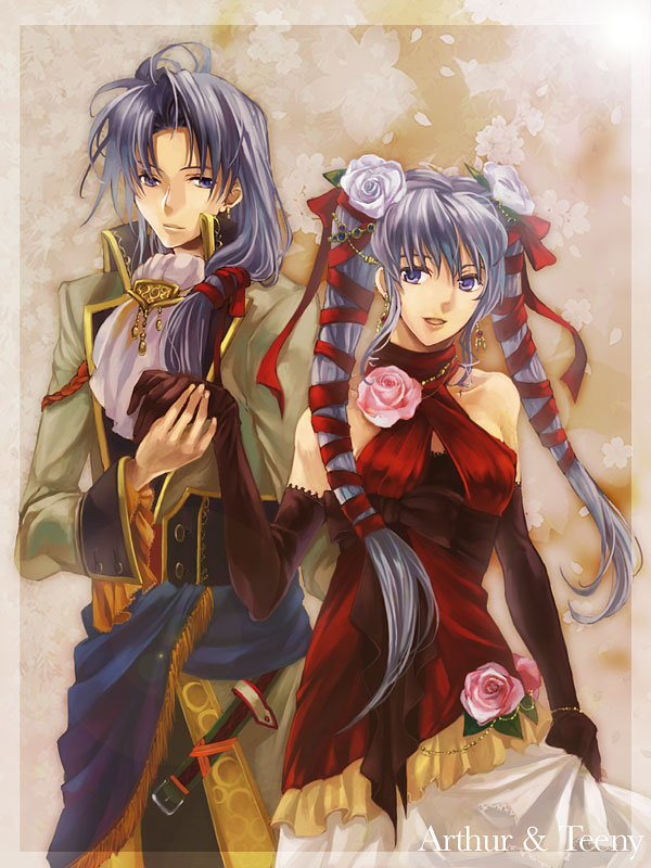 tine and arthur (fire emblem and 1 more) drawn by kaito_(sawayakasawaday)
