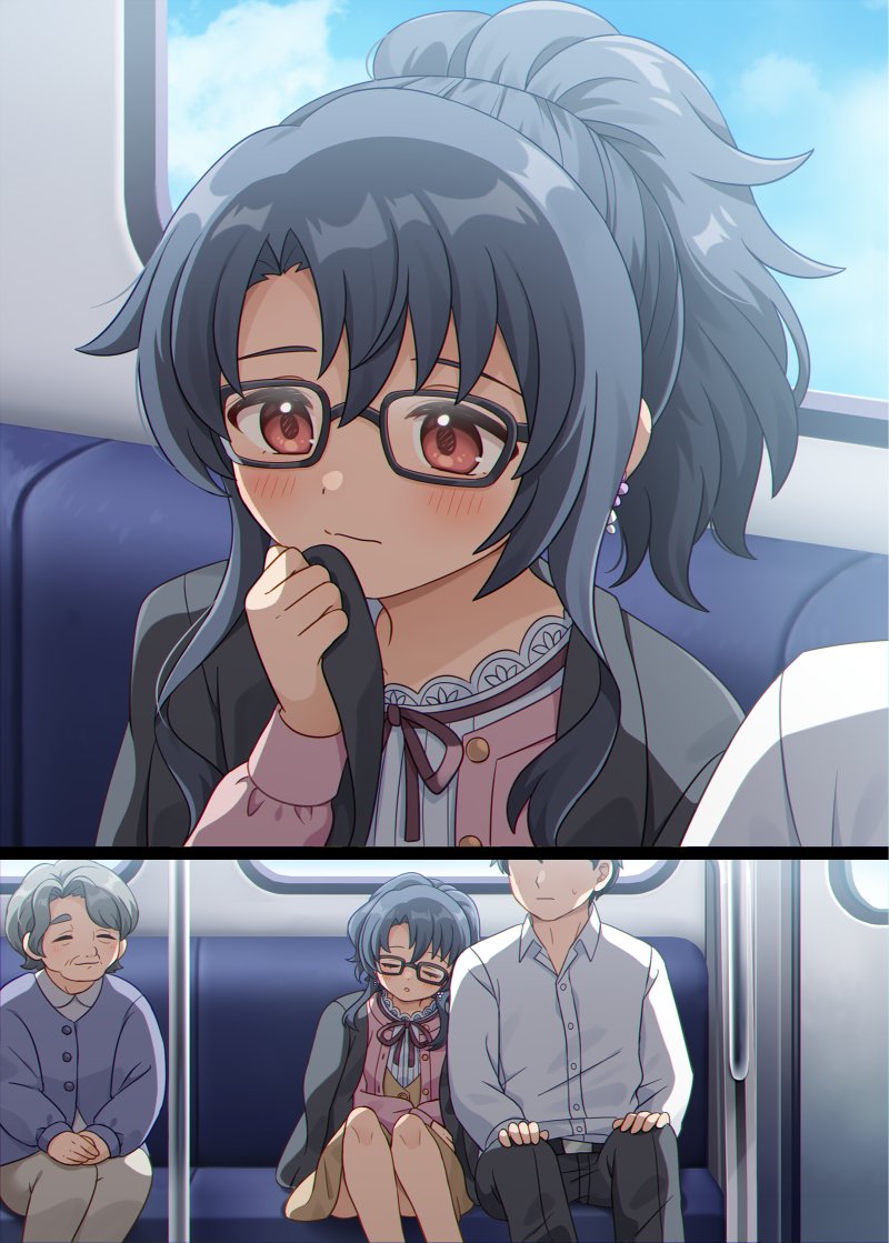 producer and takayama sayoko (idolmaster and 2 more) drawn by hiiringu