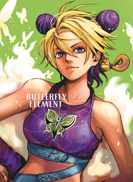kujo jolyne (jojo no kimyou na bouken and 1 more) drawn by mahito_(tranjistor)
