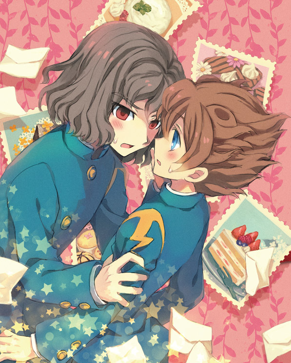 shindou takuto and matsukaze tenma (inazuma eleven and 1 more) drawn by aofujiake