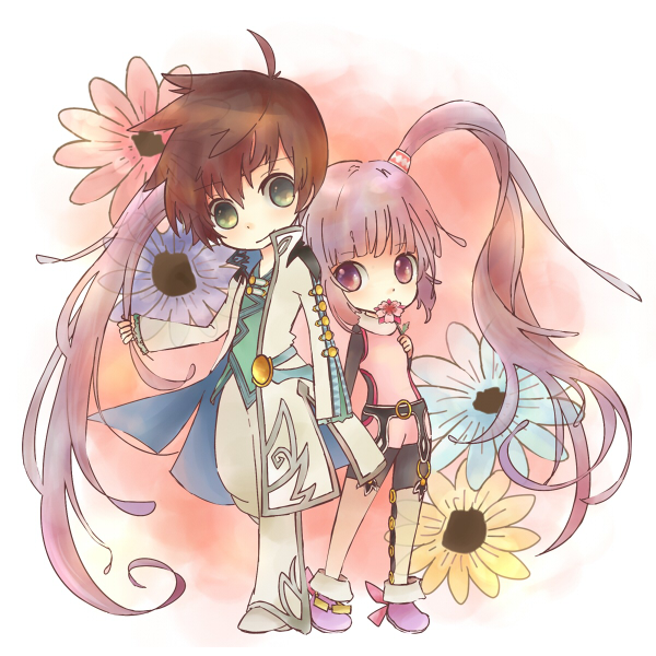 sophie and asbel lhant (tales of and 1 more) drawn by miyuko