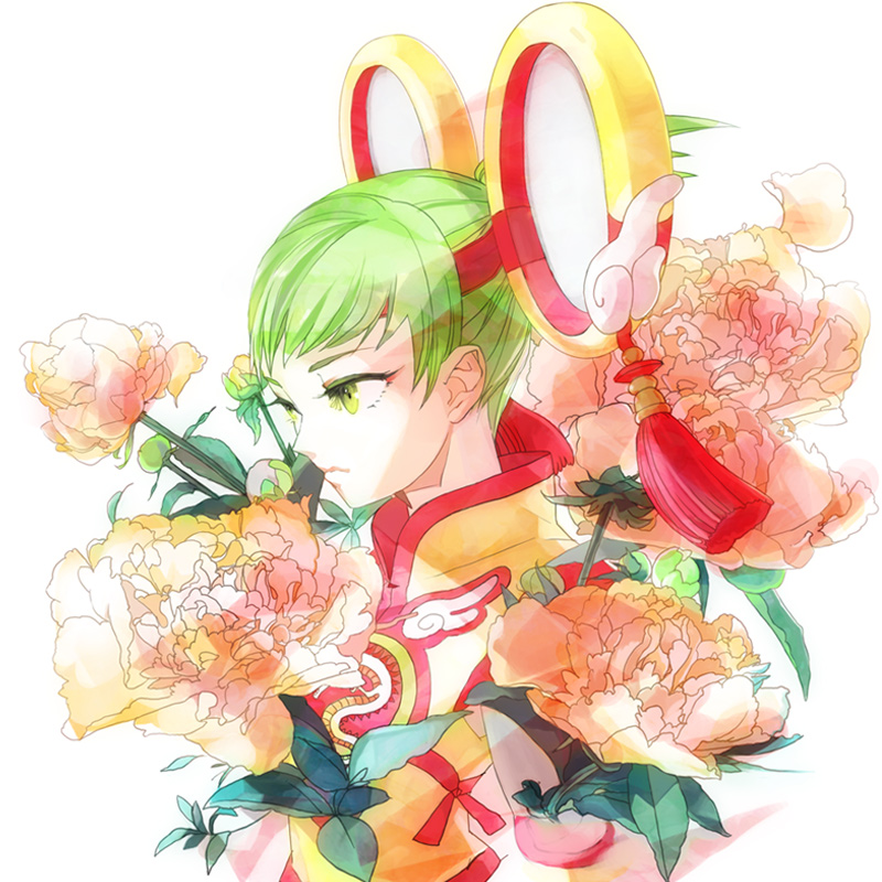 huang baoling and dragon kid (tiger & bunny) drawn by shako