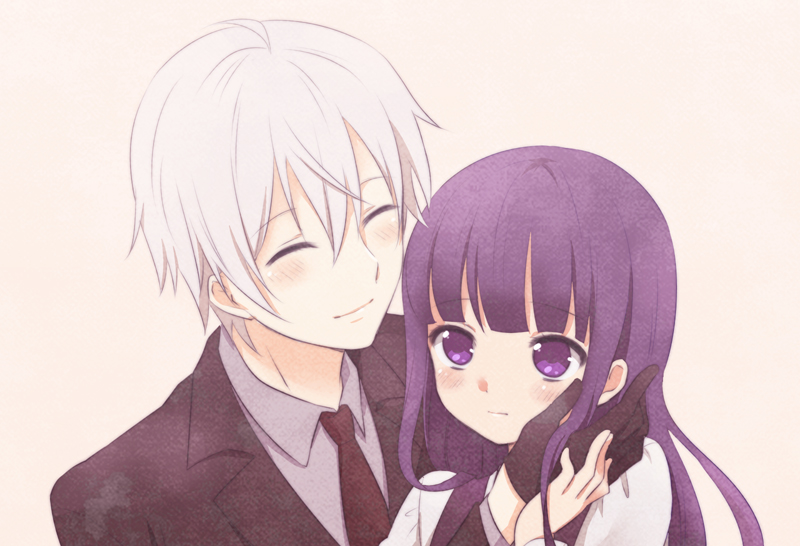 shirakiin ririchiyo and miketsukami soushi (inu x boku ss) drawn by ica
