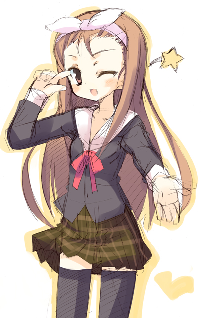 minase iori (idolmaster and 1 more) drawn by meito_(maze)