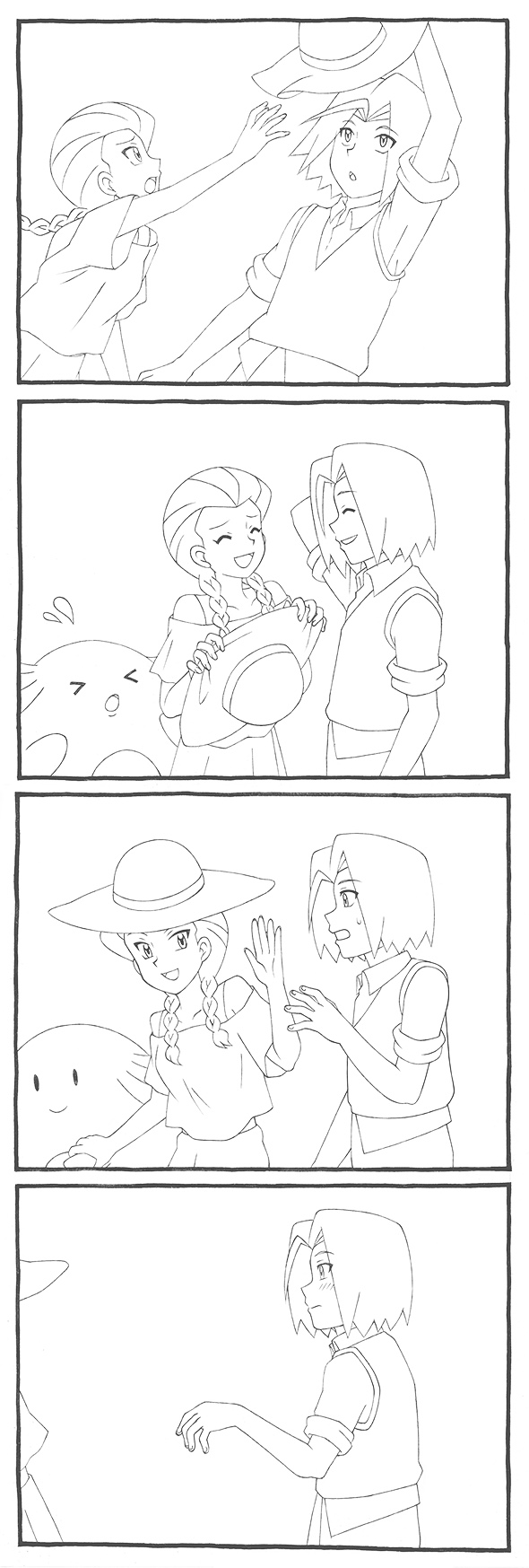 jessie, james, and chansey (pokemon) drawn by rn_(nyasuke)