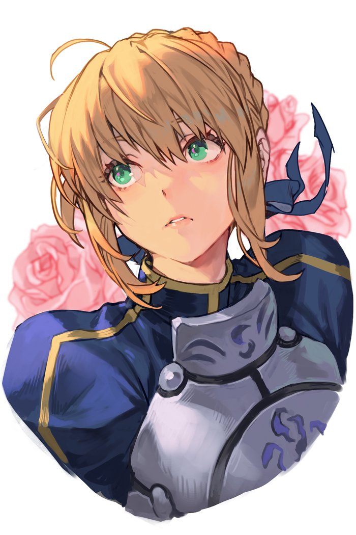 artoria pendragon and saber (fate and 1 more) drawn by hungry_clicker