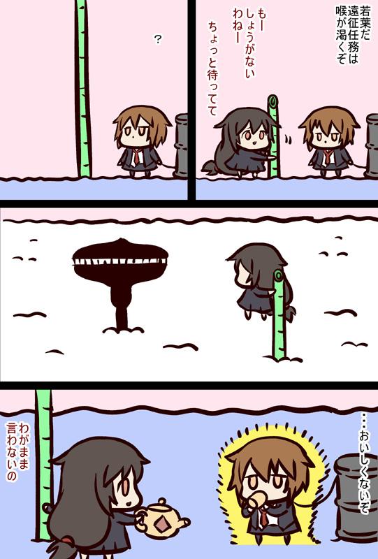hatsushimo and wakaba (kantai collection and 1 more) drawn by futaba_masumi
