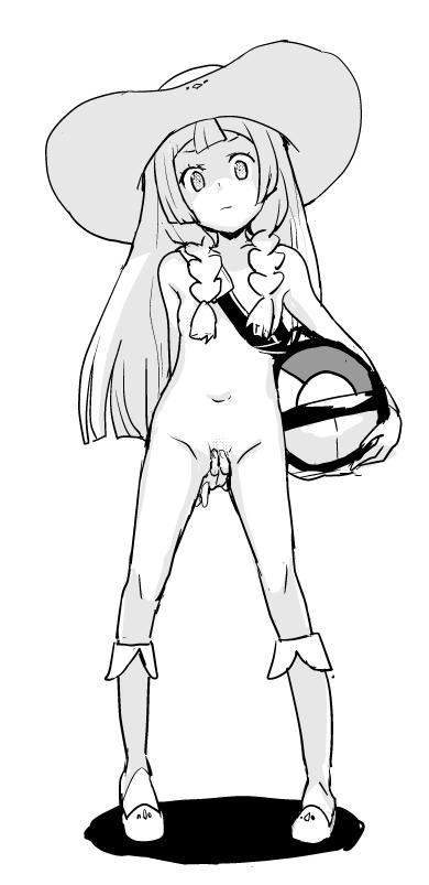 lillie (pokemon and 1 more) drawn by heriyama