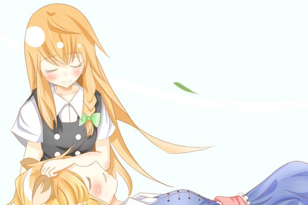 kirisame marisa and alice margatroid (touhou) drawn by biteer-sweet