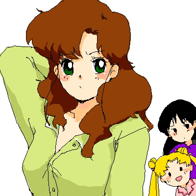 tsukino usagi, hino rei, and kino makoto (bishoujo senshi sailor moon) drawn by azuma_yukihiko