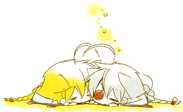 nu-13 and lambda-11 (blazblue) drawn by kuro_yuzu