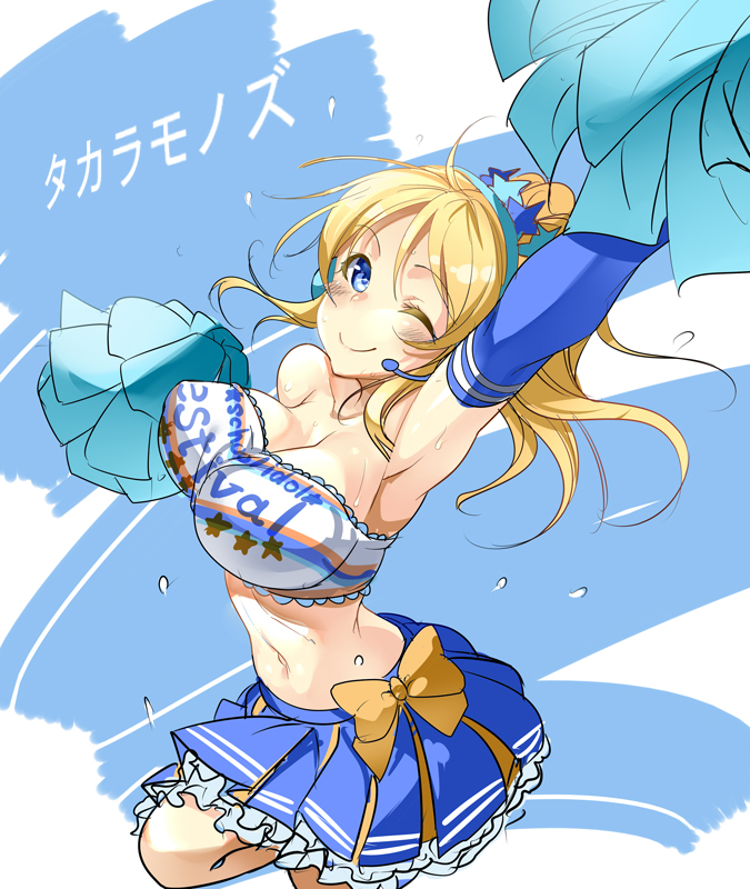 ayase eli (love live! and 2 more) drawn by ajishio