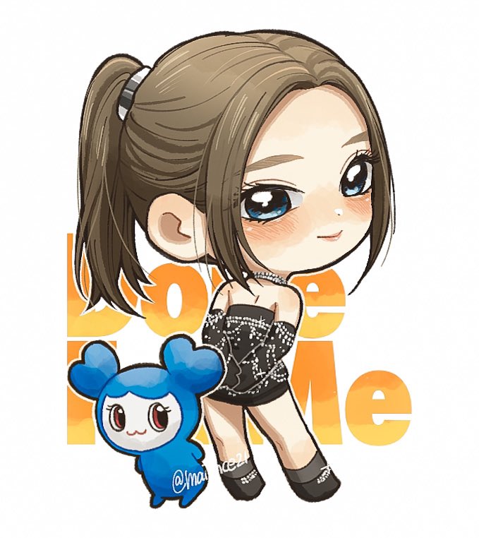 tzuyu and tzuvely (real life and 1 more) drawn by maionce21